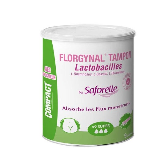 Saforelle Florgynal Tampon Probiotico Regular X9 100uds