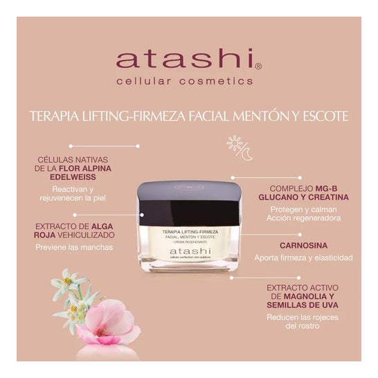 Atashi® Cellular Perfection Skin Sublime crème régénératrice liftant menton et décolleté 50ml Atashi® Cellular Perfection Skin Sublime crème régénératrice liftant menton et décolleté 50ml
