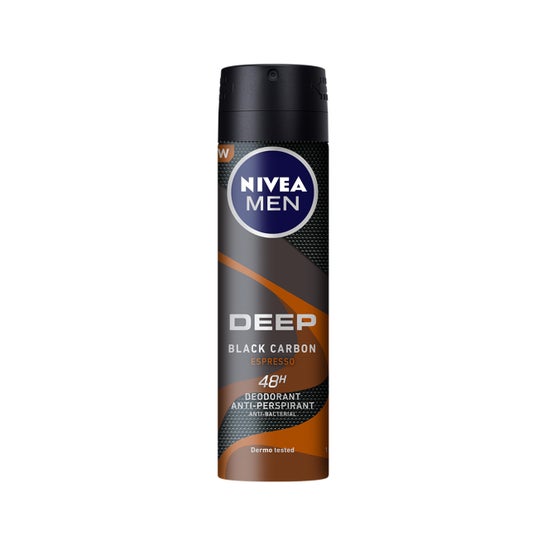Nivea Men Deep Black Carbon Espresso Déodorant Spray 150ml