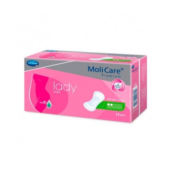 MoliCare Premium Lady Pad Incontinence 2 Gouttes 14uts