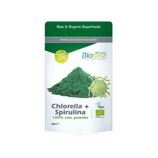 Biotona Chlorella Spirulina Bio Powder 200g