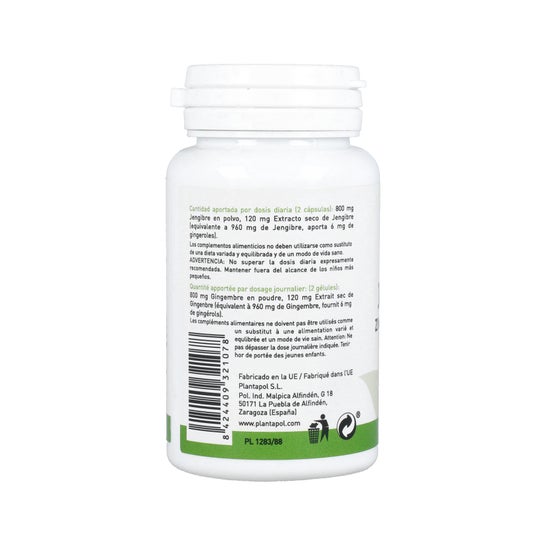 PlantaPol Gingembre 600mg 60caps