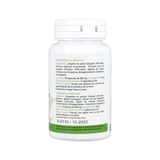 PlantaPol Gingembre 600mg 60caps
