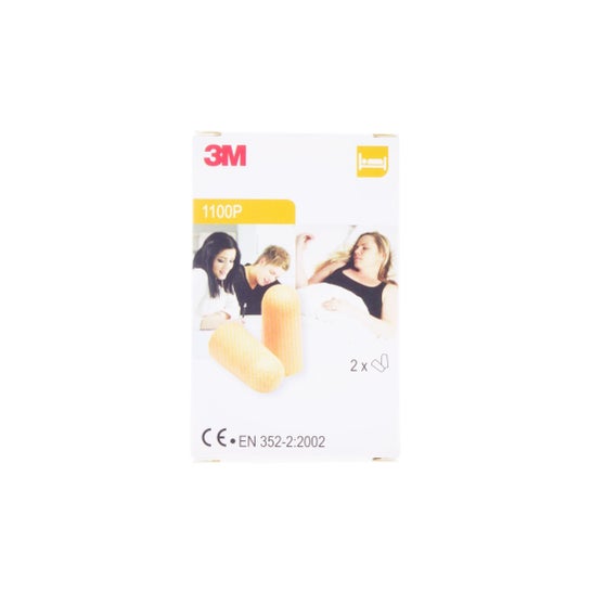 3M Bouchons d’oreilles Anti-Bruit en mousse polyuréthane 2 paires