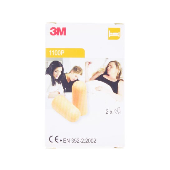 3M Bouchons d’oreilles Anti-Bruit en mousse polyuréthane 2 paires