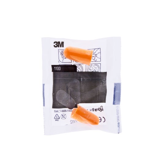3M Bouchons d’oreilles Anti-Bruit en mousse polyuréthane 2 paires