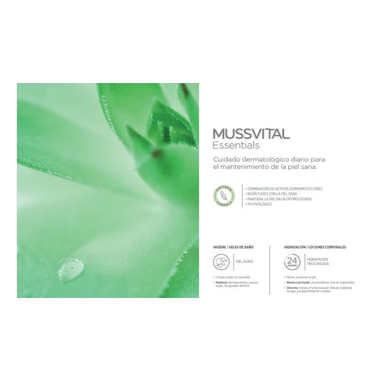 Mussvital Gel de bain Aloe vera 750 ml Mussvital Gel de bain Aloe vera 750 ml