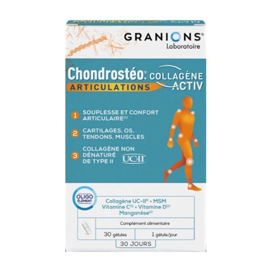 Granions Chondrostéo+ Collagène Activ 30 Gélules