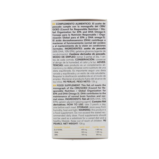 Intersa diététique Intersa DHA oméga-3 et EPA adulte 90caps