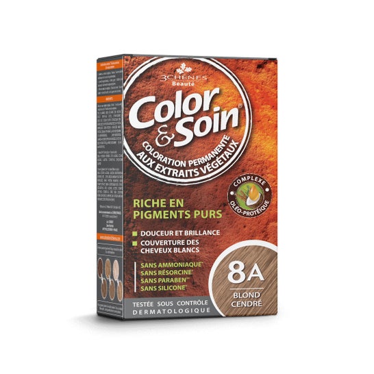 Color & Soin Kit Coloration Permanente 8A Blond Cendré