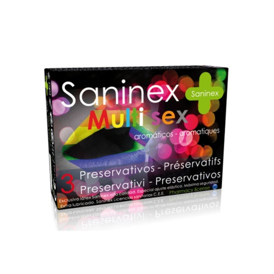 Préservatifs Saninex Préservatifs Multisex 3 pièces