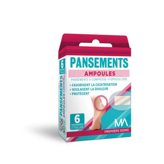 Ma First Aid Bandages Ampoules 6uts
