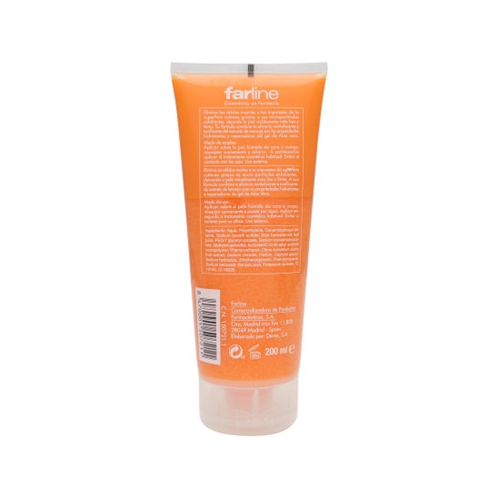 Farline Gel Douche Exfoliant Visage et Corps 200 ml