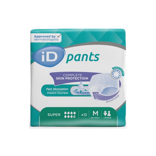 ID Pants Super Slip Absorbent M 12uds