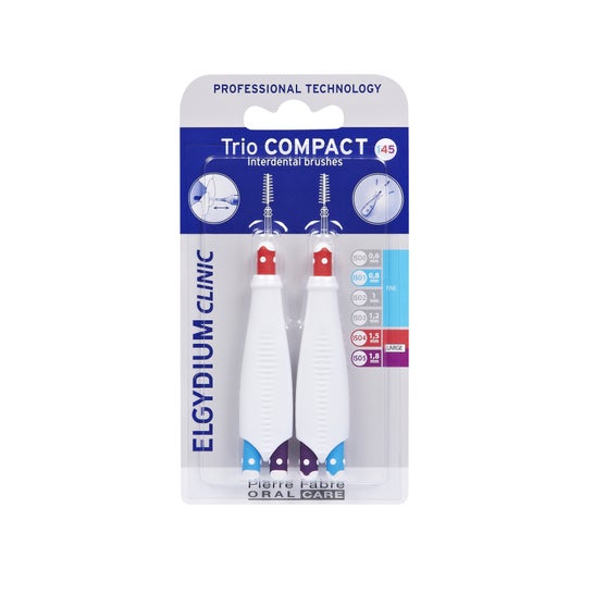 Elgydium Clinic Trio Compact Cepillos Interdentales 145