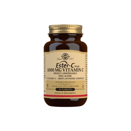 Solgar Ester-C Plus 1000mg Vitamine C 90 Comprimés