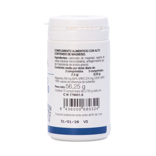 LaJusticia carbonate de magnésium 75comp