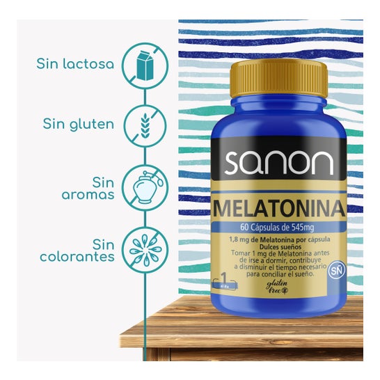Sanon Mélatonine 545mg 60caps