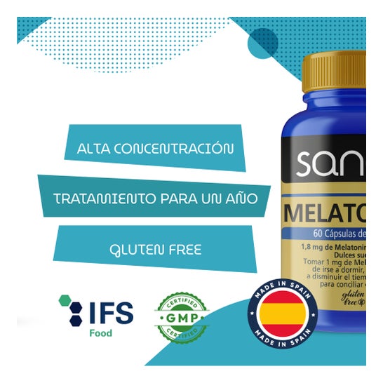 Sanon Mélatonine 545mg 60caps