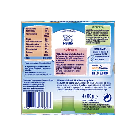 Nestlé Yogolino Cookie 6 4x100g