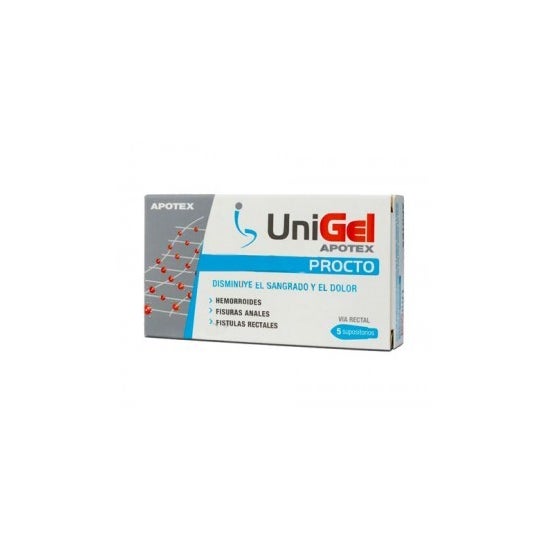 Apotex UniGel Procto 5 suppositoires
