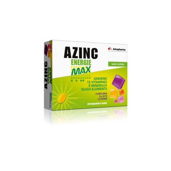 Arkopharma Azinc Energie Max 30 comprimés