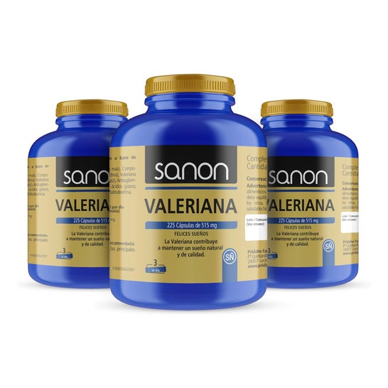 Sanon Pack Valériane 515mg 3x225caps