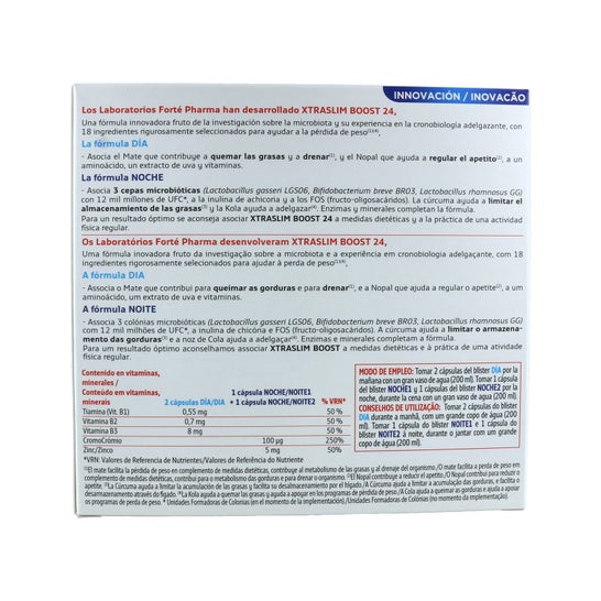 Forté Pharma XtraSlim Boost 24 120 Capsules
