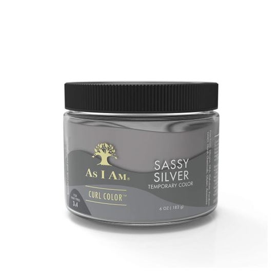 As I Am Curl Color Temporary Hair Color Sassy Silver 182g