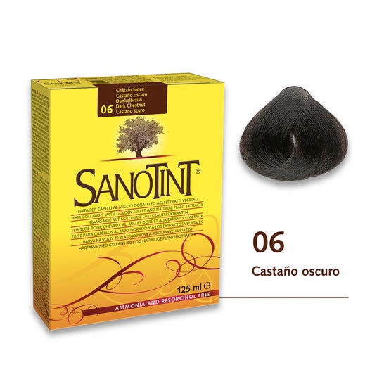 Santiveri Sanotint nº06 couleur marron foncé 125ml