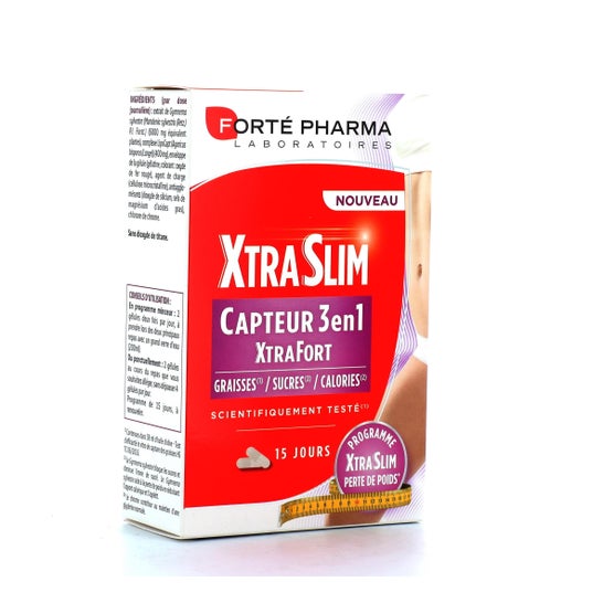 Forté Pharma Xtra Slim Captador 3en1 Extra 60 Capsules