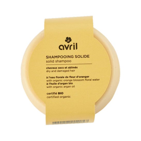 Avril Shampooing Solide Cheveux Sec Bio 85g