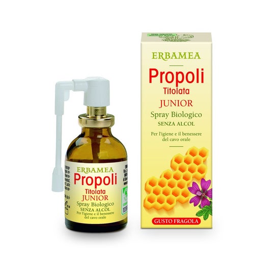 Erbamea Propolis Titolata Spray Junior Bio 20ml