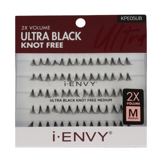 i-Envy Ultra Black Knot Free Medium Lashes 70 Unités