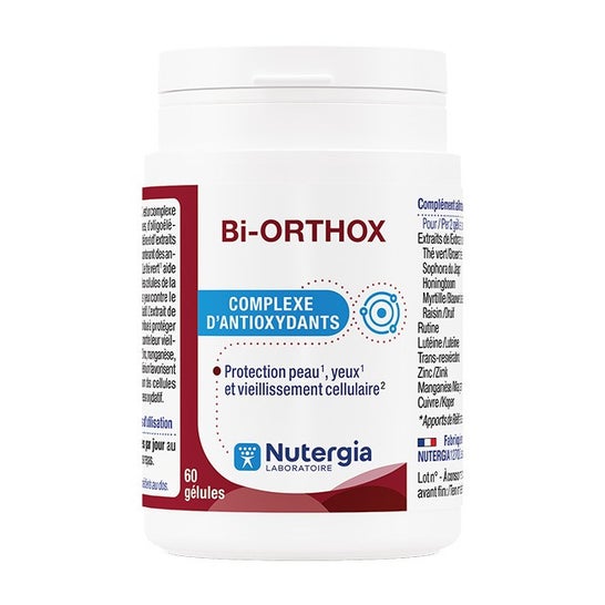 Nutergia Bi-Orthox Antioxydants Végétaux 60 Gélules