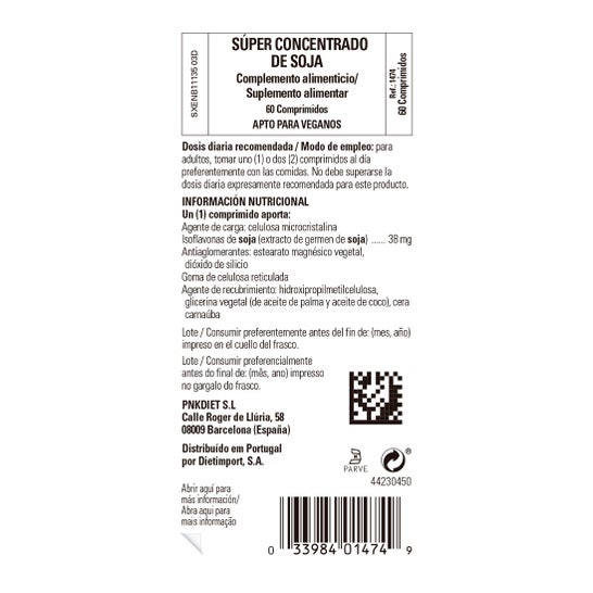 Solgar Super Concentré Soja 60Comp