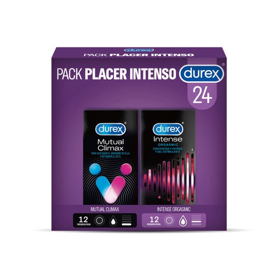 Durex Pack Placer Intenso Condones 24uds