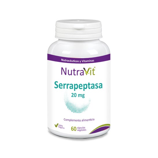 NutraVit Serrapeptase 20mg 60caps