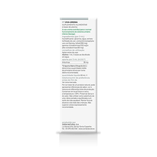 Extracto Gayuba Xxi 50 Ml Soria Natural *