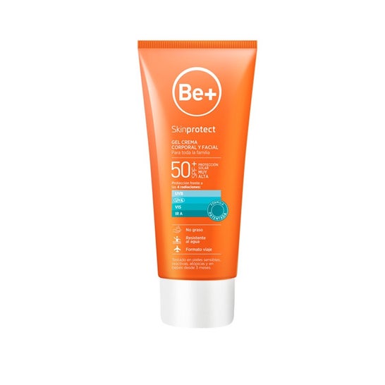 Be+ Skin Protect Gel Crème Corps et Visage Spf50+ 100ml