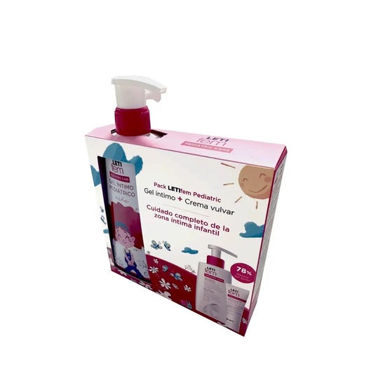 Letifem Pack Pediatric Gel Intime 250ml + Crème Vulvaire 30ml