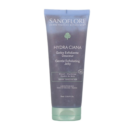 Sanoflore Hydra Ciana Gel Exfoliant Doux 75 ml
