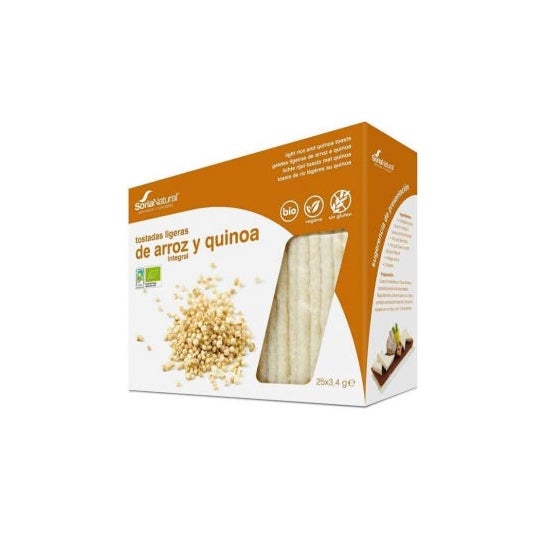 Soria Food Light Toast Riz Riz Quinoa Bio