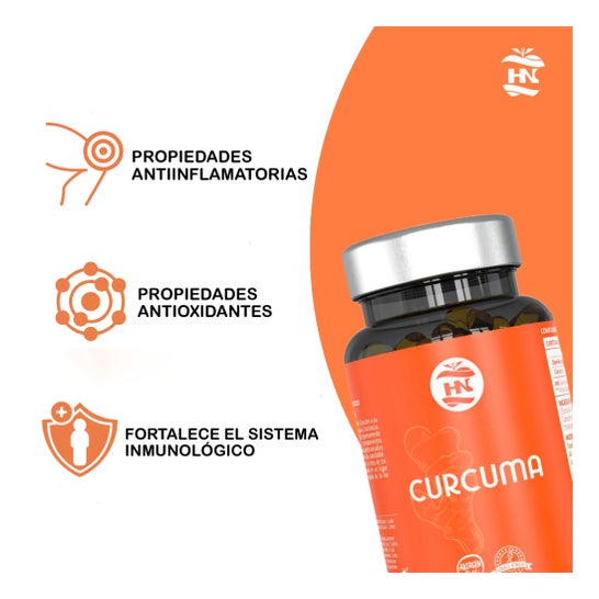 HN Pack Vitamine D3 365 caps + Curcuma 90 caps
