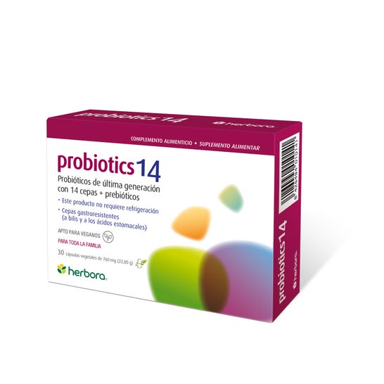 Herbora Probiotiques 14 30caps