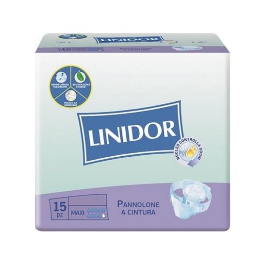 Linidor Couche Bande Maxi Taille M 15uts