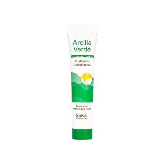Masque d'argile verte Sakai 100g