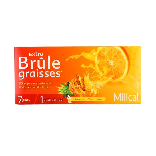 Milical Extra Brûle Graisses Saveur Ananas 7x10ml