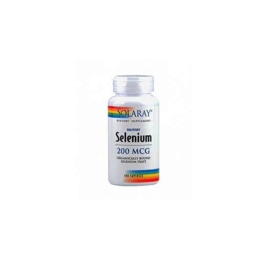 Solaray Sélénium 200mcg sans levure 90caps