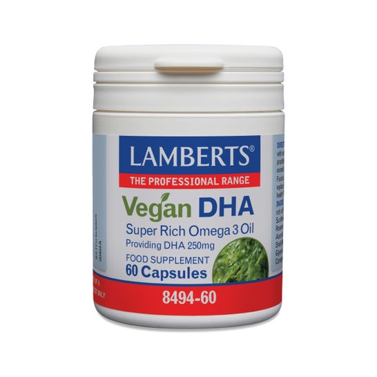 Lamberts DHA vegan 60 gélules de 250mg